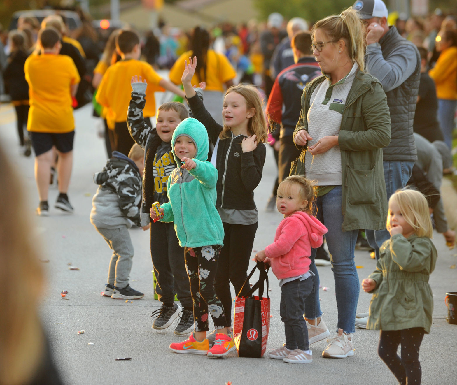 Bettendorf High School homecoming parade.